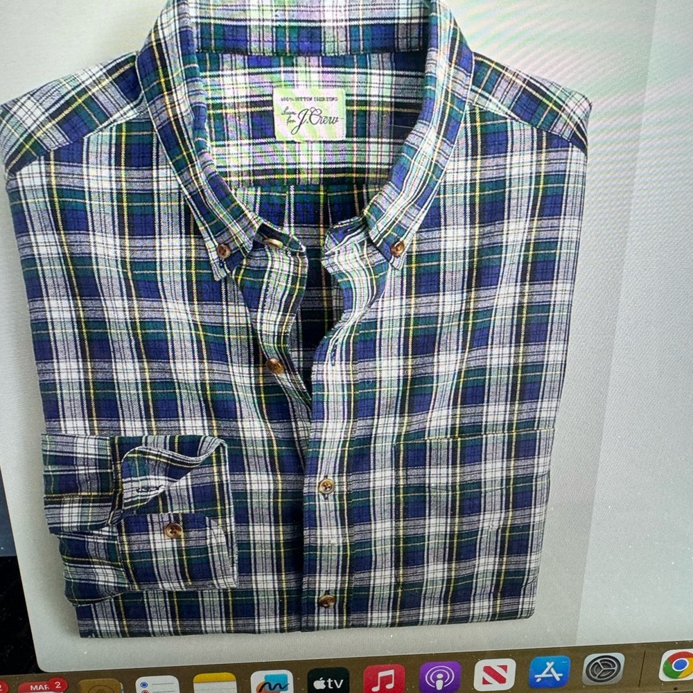 Jcrew Campbell Tartan Slim Medium
